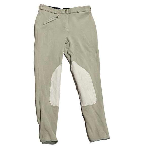 Impact Equestrian Women’s Mid Rise Riding Pants Stretchy Zip Closure Size 28/6 - Picture 1 of 9